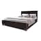 Baxton Studio Pless Dark Brown Modern Bed - Queen Size 92-4626 - alternate 2